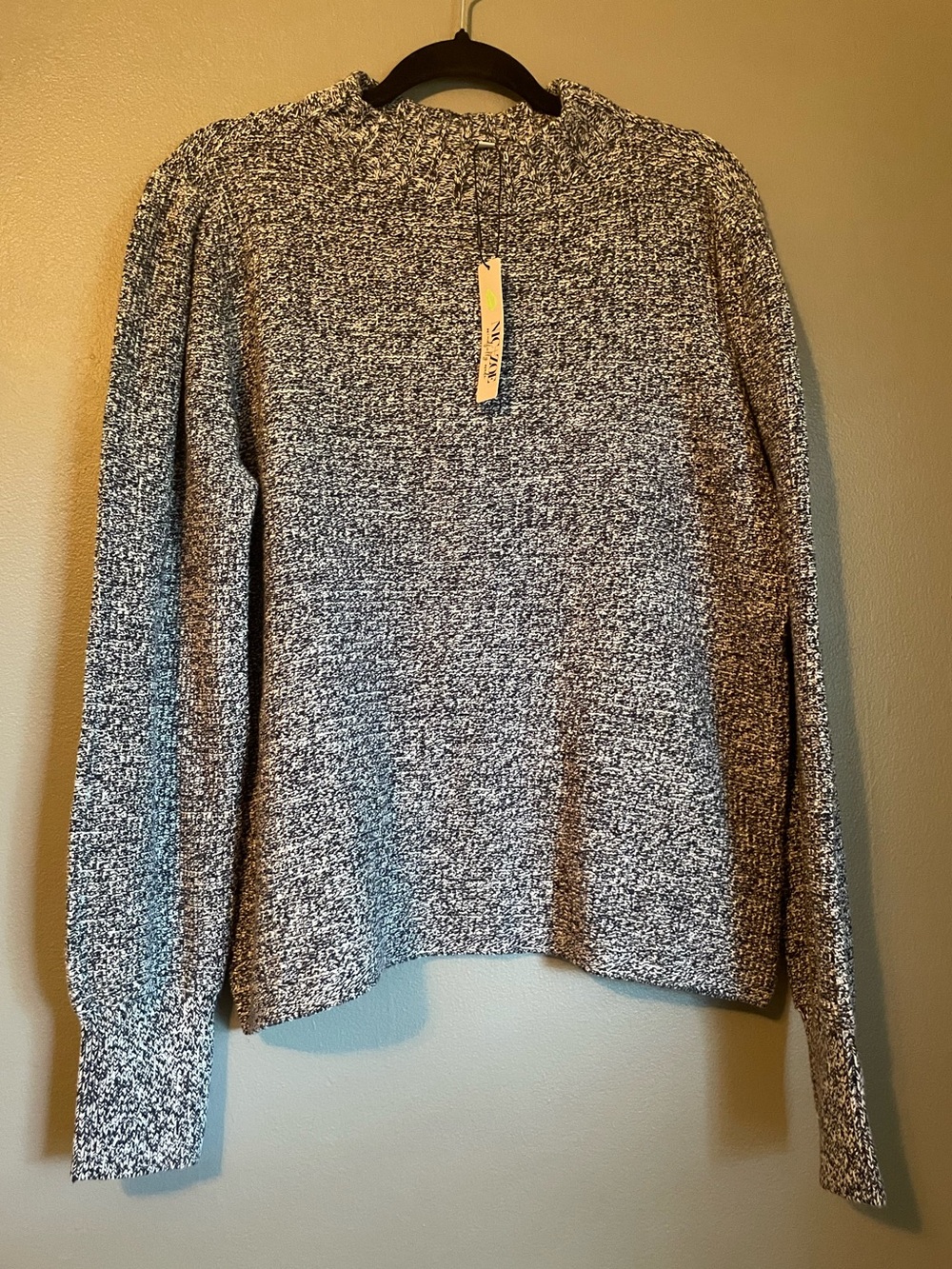 NWT Nic + Zoe Sz XL Womens Indigo Ble Knit Sweater Long Sleeve Top Shirt Rt $148
